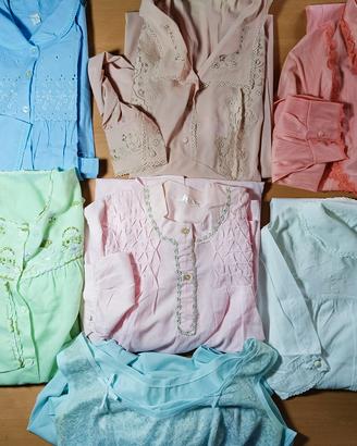 lotto 15 camicie vestaglie da notte donna vintage 