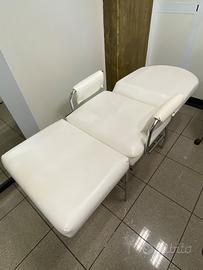 Poltrona/lettino per trattamenti estetici e tatoo