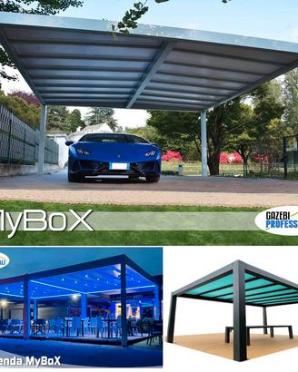 Copertura pergotenda MyBoX gazeb giardino telo pvc