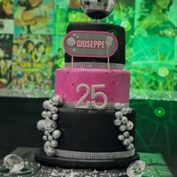Torta Scenografica personalizzabile “Disco Party”🪩
