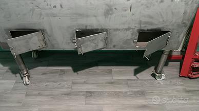 Braciere professionale inox