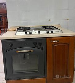 Cucina Completa Legno Massello Elettrodomestici