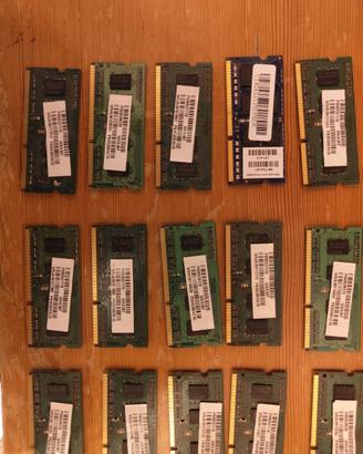 Lote 16 RAM 1GB DDR2 PC Desktop