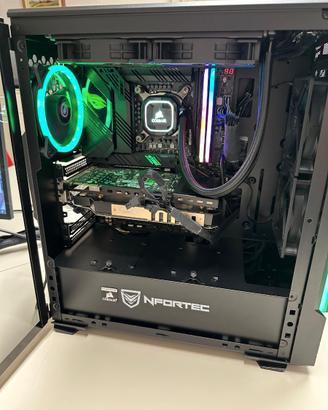 PC fisso i9-10900K 32GB 2TB SSD + 2 monitor