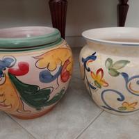 vasi decorati in  ceramica 