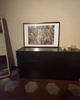 Cassettiera IKEA -nero - 6 cassetti