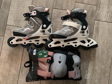 Pattini Roller Ragazza con accessori