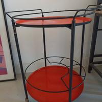 CARRELLO DA BAR LAURIDS LONBORG DENMARK ANNI 60 