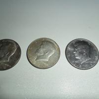 HALF DOLLAR KENNEDY IN BUONO STATO 1971/1969/1968