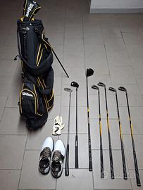 MAZZE DA GOLF CON SACCA