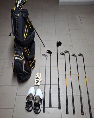 MAZZE DA GOLF CON SACCA