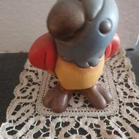 Thun Pappagallo Colorato Rosso, Giallo, Azzurro, 