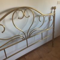 Testata letto ottone antico
