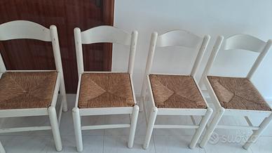 Sedie Bianche Modello Pisa (4 pz)