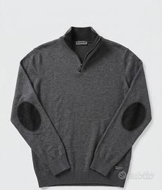 Maglia Uomo Sorbino Primalinea Mezza Zip Toppe