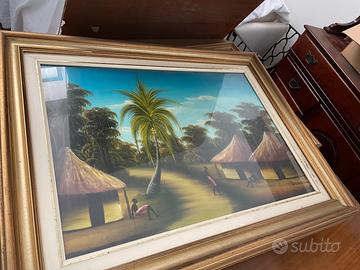 Quadri africani con cornice