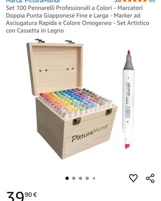 Set 100 Pennarelli Professionali a Colori - Marcat