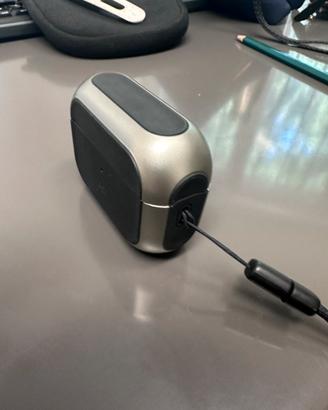 Airpods pro 2 custodia Titanio e black