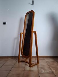 specchio reclinabile di qualità. anni 80'.