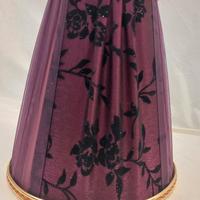 Paralumi in tessuto plissettato alternato