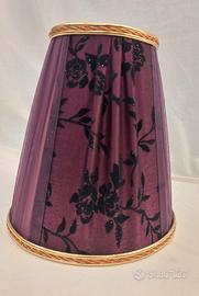 Paralumi in tessuto plissettato alternato