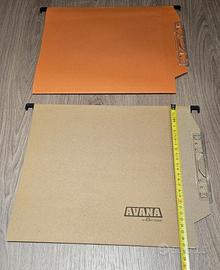 Cartelle sospese con plastica laterale