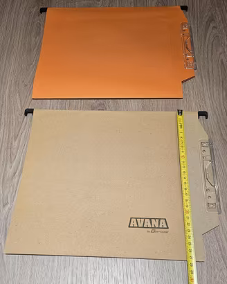 Cartelle sospese con plastica laterale