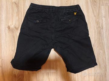 Bermuda Lyle & Scott Blu con Elastico in Vita
