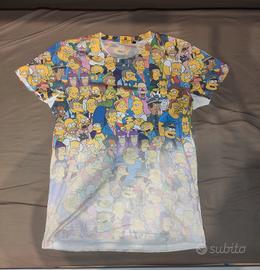 T-shirt/Maglia The Simpsons S unisex white/bianca
