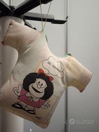 cuscino "Mafalda" anni 80 quino