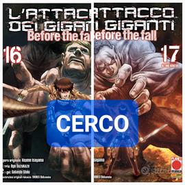 Manga L'attacco dei giganti before the fall 16-17