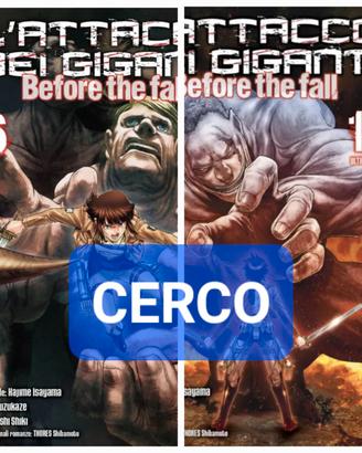 Manga L'attacco dei giganti before the fall 16-17