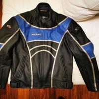 Giacca moto pelle SPYKE Tg. 52 L – XL + fodera