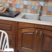 cucina angolare legno