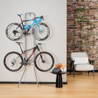 Supporto da parete per 2 biciclette