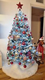 Albero di Natale Everlands neve 180 cm + 1000 LED