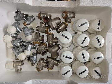 KIT RADIATORI: VALVOLA + DETENTORE + TESTINA