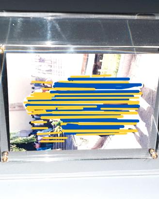 PORTARITRATTI trasparente, in plexiglass