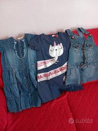 vestitini bimba 5/6 anni