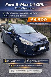 Ford Bmax 1.4 GPL - Full optional