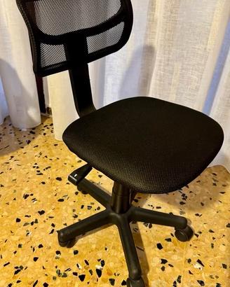 Sedia ufficio/smart working con rotelle