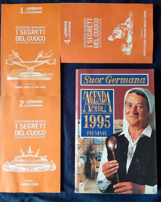 AGENDA SUOR GERMANA + 3 vol. “I Segreti del cuoco”