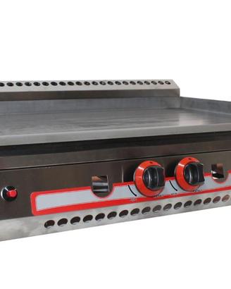 Fry top piastra professionale a gas in acciaio 70