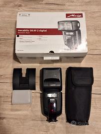 Flash metz 58 af2 attacco Canon