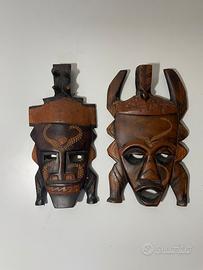 Coppia maschere africane