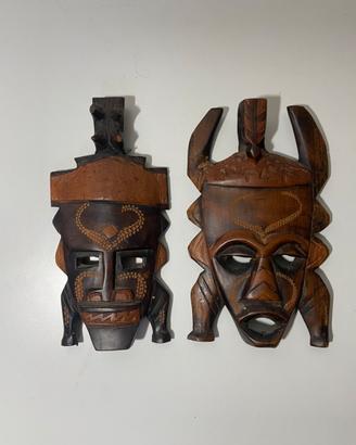 Coppia maschere africane