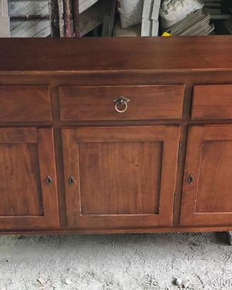 Madia 3 ante legno arte povera
