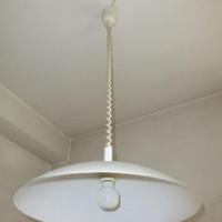 Lampade lampadari vintage 50/60 arancione bianco