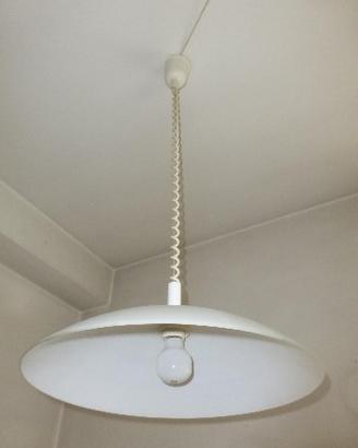 Lampade lampadari vintage 50/60 arancione bianco