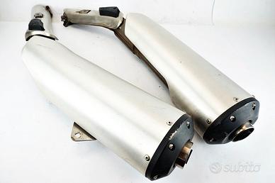 Kawasaki KLV 1000 04 06 marmitte silenziatori